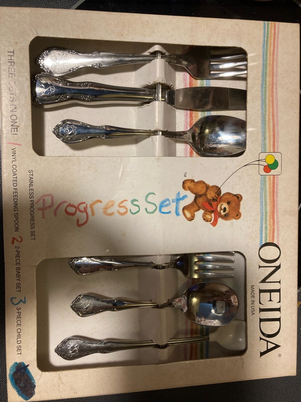 Oneida ProgressSet Stainless Flatware in Silver Tone